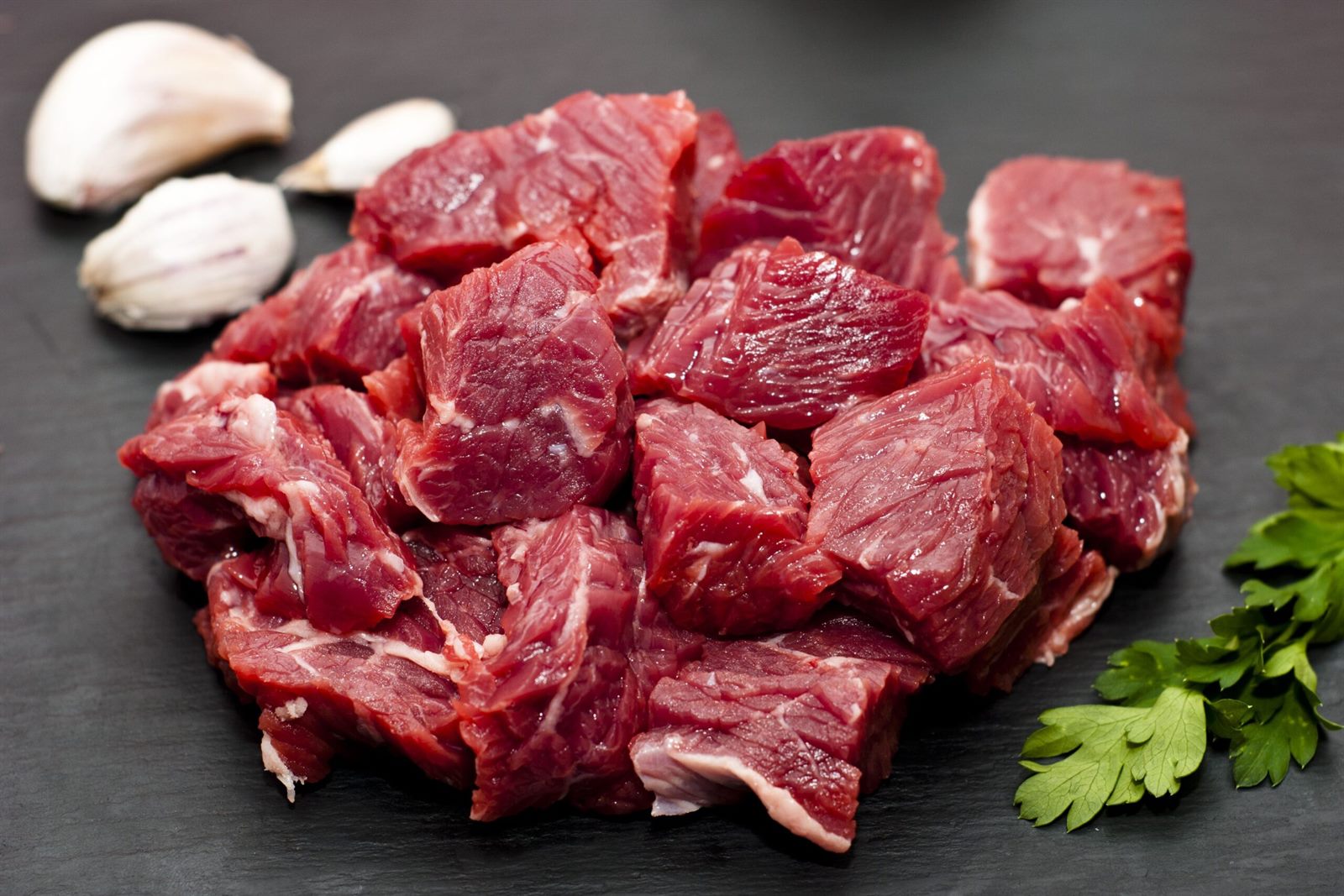 Carne bovina selecionada para refeições do dia a dia